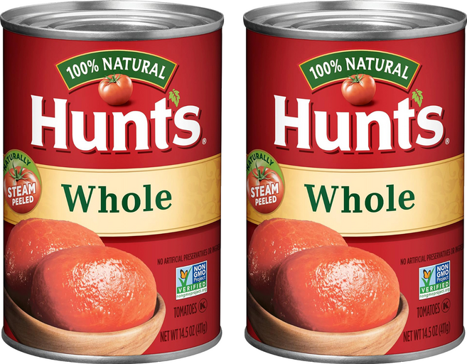 Hunt's 整粒蕃茄 罐頭, 411g, 2罐