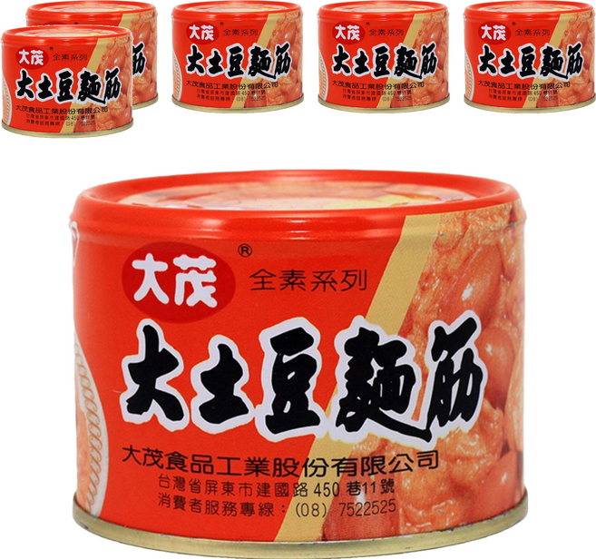 大茂 大土豆麵筋, 170g, 6罐