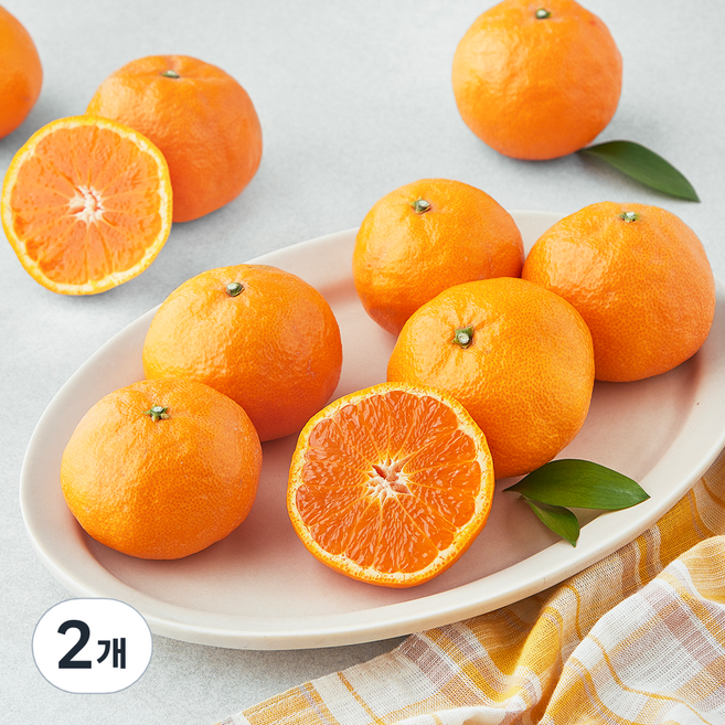 귤탐 고당도 13.5brix 카라향, 1kg(소과, 7~16입), 2개