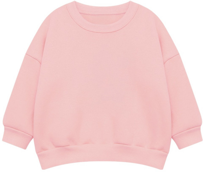 LITTLE RABBIT 親子日常素色寬鬆大學T