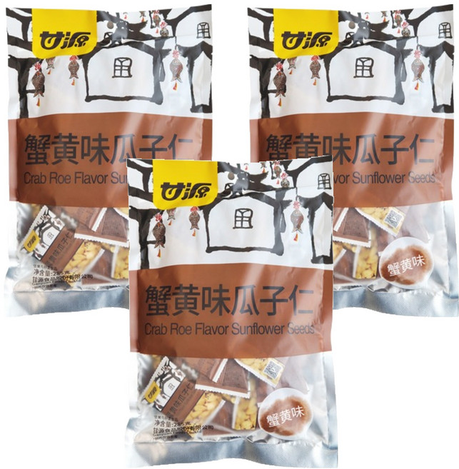감원 게알맛 해바라기씨, 285g, 3개