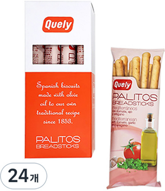 퀼리 지중해 브래드스틱, 50g, 24개