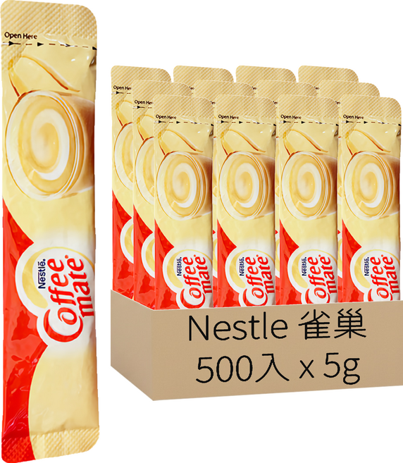 Nestle 雀巢 咖啡伴侶, 5g, 500入, 1袋
