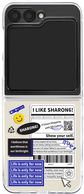 SHARON6 設計印花透明手機殼