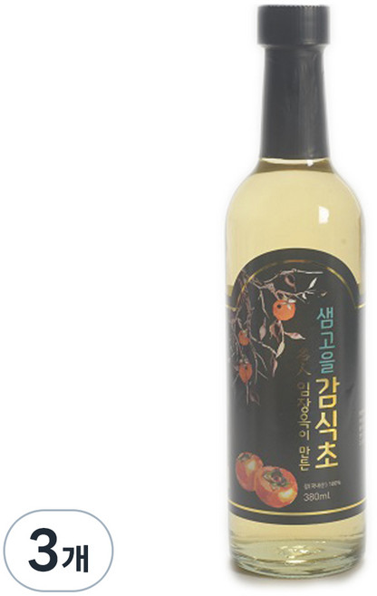 샘고을 감식초, 380ml, 3개