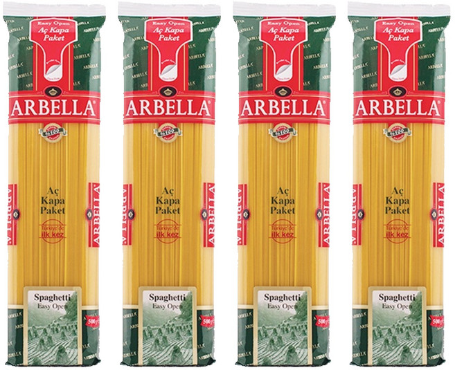아르벨라 스파게티, 500g, 4개