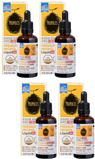 GENERAL LIFE 頂級蜂膠液雙倍強效, 4罐, 50ml
