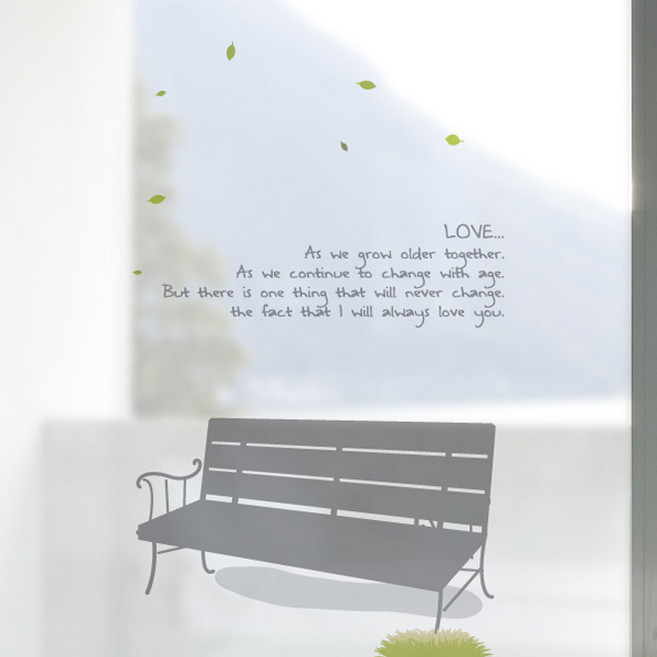 디자인수풀 컬러 안개시트 햇살속에서 창문용시트지, 혼합 색상