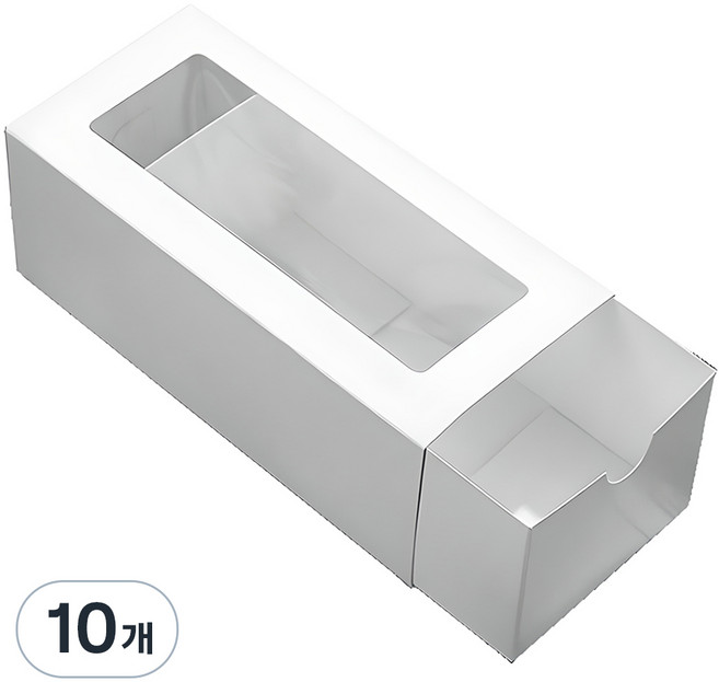 이홈베이킹 투명 윗창 상자 슬리브형 1708, 10개