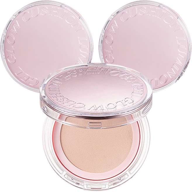 TONYMOLY 女神極光透亮氣墊粉餅, 02 Warm Beige, 3個