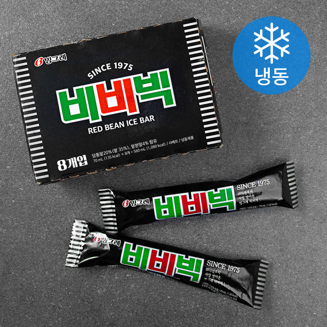 빙그레 비비빅 (냉동), 70ml, 8개입, 1개