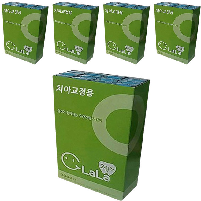 오랄라 교정용칫솔 랜덤발송, 12개입, 5개