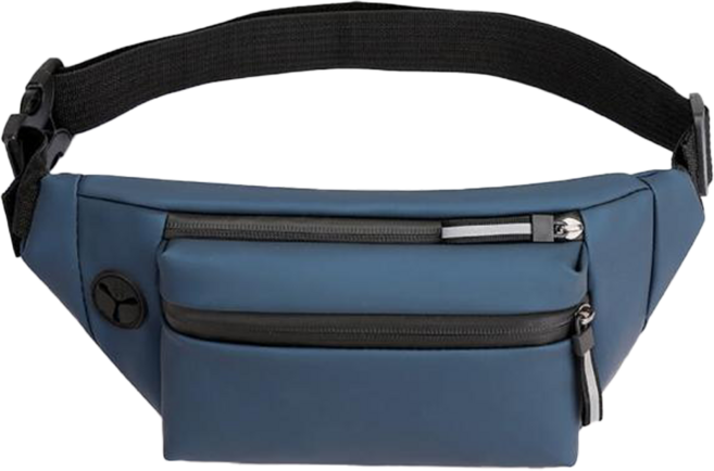 休閒腰包 側背包 牛津布 滌綸材質 防水耐髒 多隔層收納