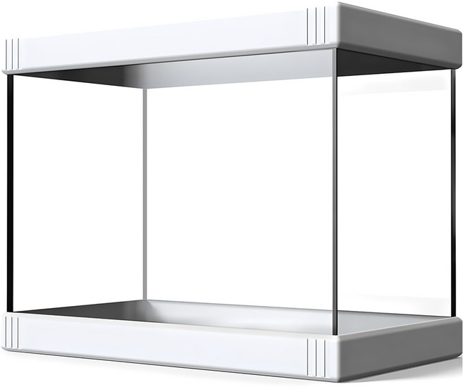 아쿠아테라 콘페티 컬러엣지 수조 어항 + 아크릴커버 세트 CJ-A320P, 화이트, 1개