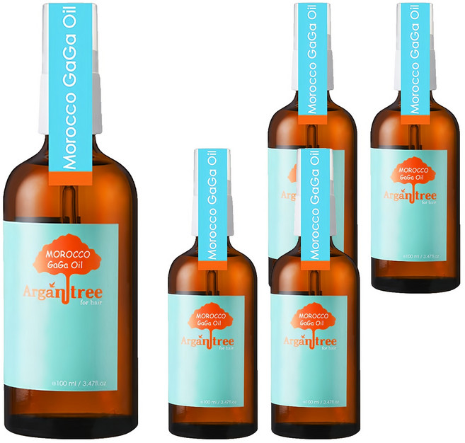 DR.GAGA 摩洛哥護髮油 慢舒活, 100ml, 5瓶