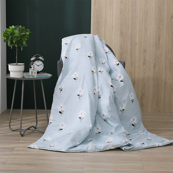 Ishur 伊舒爾 雲絲棉鋪棉涼被, 朵朵情深