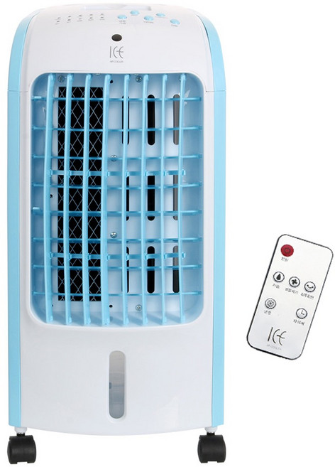 홍진테크사파이어 미니 리모컨 에어쿨러 냉풍기 4L, HJ-ICE2000