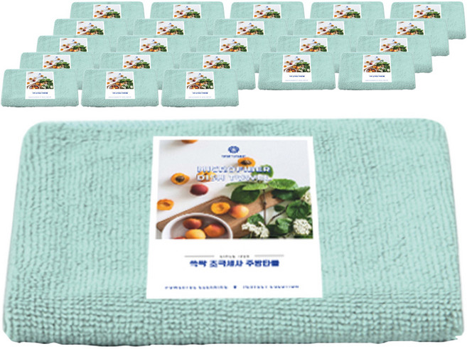 SSCSSAC 쓱싹 요술행주 민트그레이, 24개