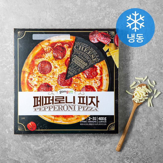 곰곰 페퍼로니 피자 (냉동), 400g, 1개입, 1개