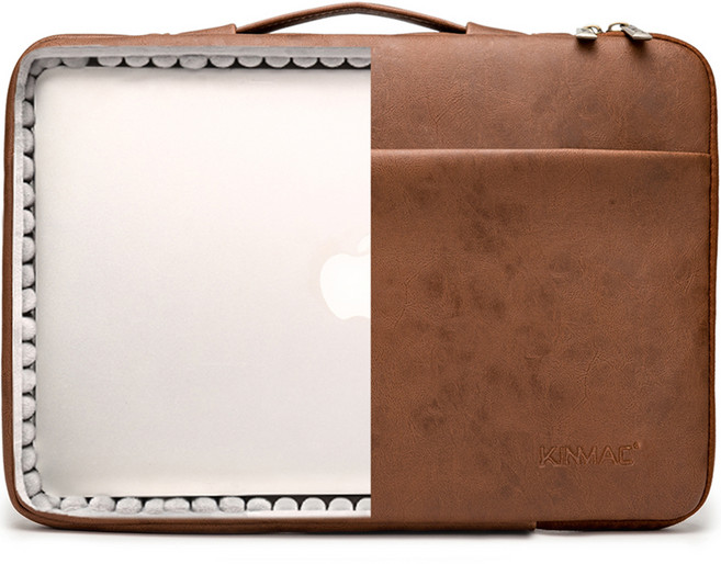 킨맥 360쉴드 노트북 파우치, 레더브라운, 1개
