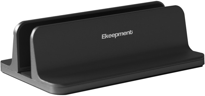 이킵먼트 노트북 수직 거치대 EKMT-VS1, 블랙, 1개