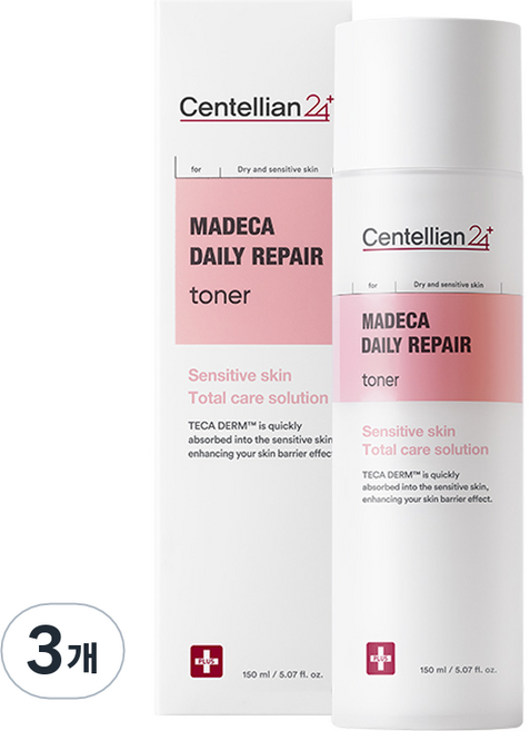 센텔리안24 마데카 데일리 리페어 토너, 150ml, 3개