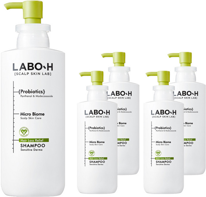 LABO-H 益生菌護理洗髮精, 400ml, 5瓶