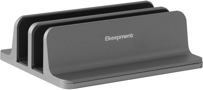 이킵먼트 노트북 수직거치대 EKMT-VS2, Grey, 1개