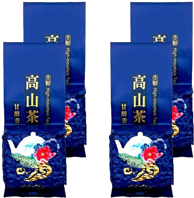 台灣精品茶葉 松柏嶺 冬片四季文市2兩, 75g, 4包