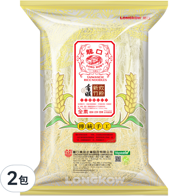龍口 金旺 新竹炊粉, 300g, 2包