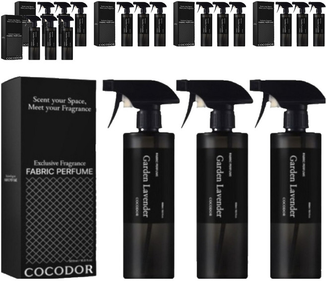 코코도르 섬유탈취제 가든라벤더 본품, 500ml, 18개