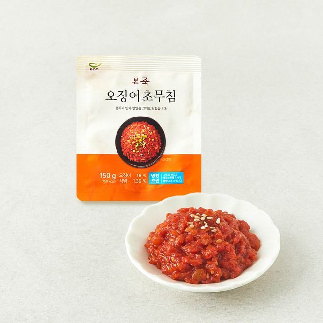 본죽 오징어 초무침, 150g, 1개