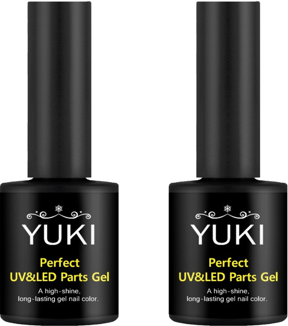 유키 퍼펙트 UV&LED 파츠젤, 2개, 10g