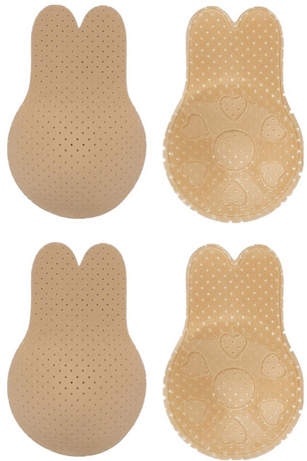 뷰티인뷰티 실리콘 니플 패치 웨딩 에어홀 리프팅 누드 브라 4p