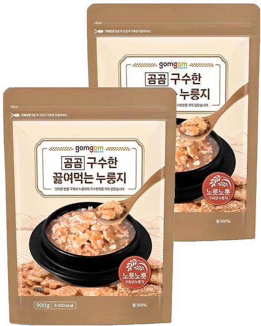 gomgom 香酥鍋巴, 2包, 900g