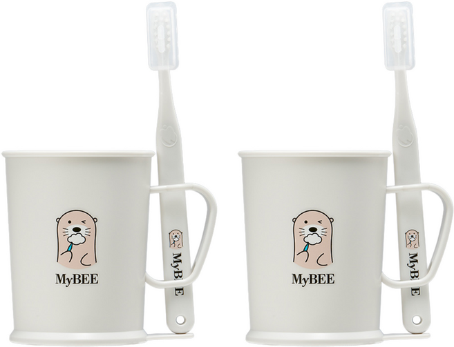 MyBEE 用甘蔗製成的兒童漱口杯組, 2套