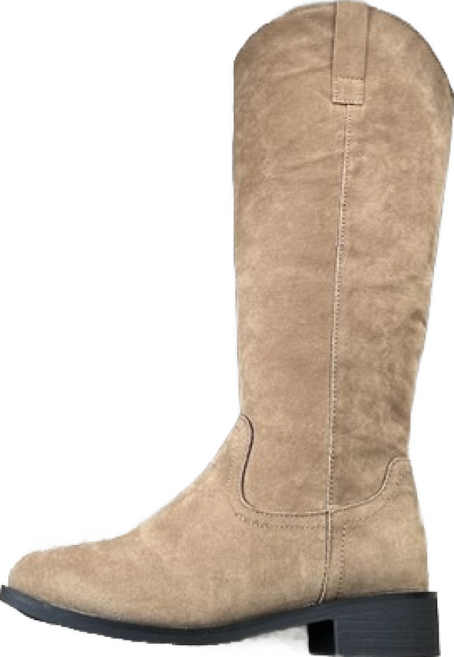 라블 통 큰 웨스턴 스타일 롱 부츠