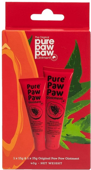 purepawpaw 澳洲神奇萬用木瓜霜經典禮盒組, 原味, 1盒, 40g