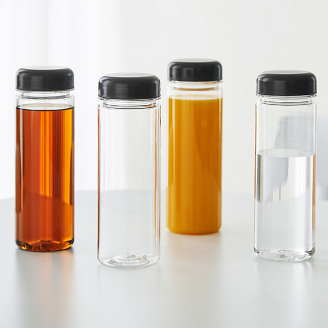 코멧 데일리 트라이탄 보틀, 블랙, 4개, 500ml