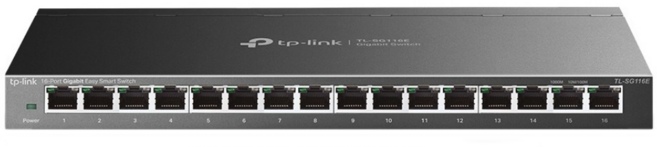 tp-link 16埠Gigabit簡易智慧型交換器, 1個, TL-SG116E