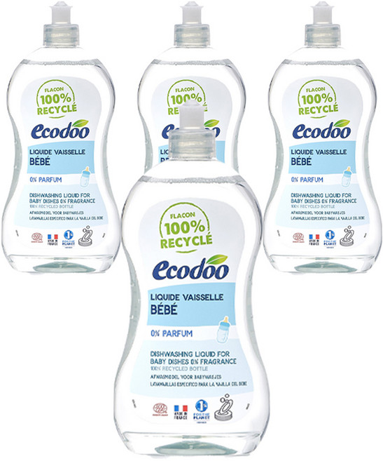 에코두 리퀴드 바이젤르 베베 무향, 500ml, 4개