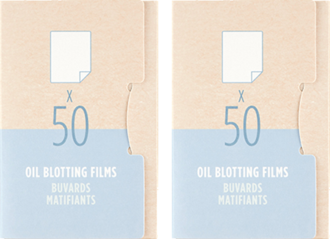 더페이스샵 데일리 뷰티툴즈 필름 기름종이, 50매입, 2개