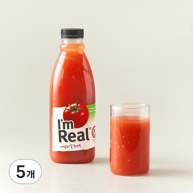 풀무원 아임 리얼 토마토, 700ml, 5개