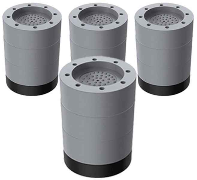 스타리움 대형 가구 냉장고 세탁기 높이 조절 받침대 3단 8.5cm, 그레이, 4개