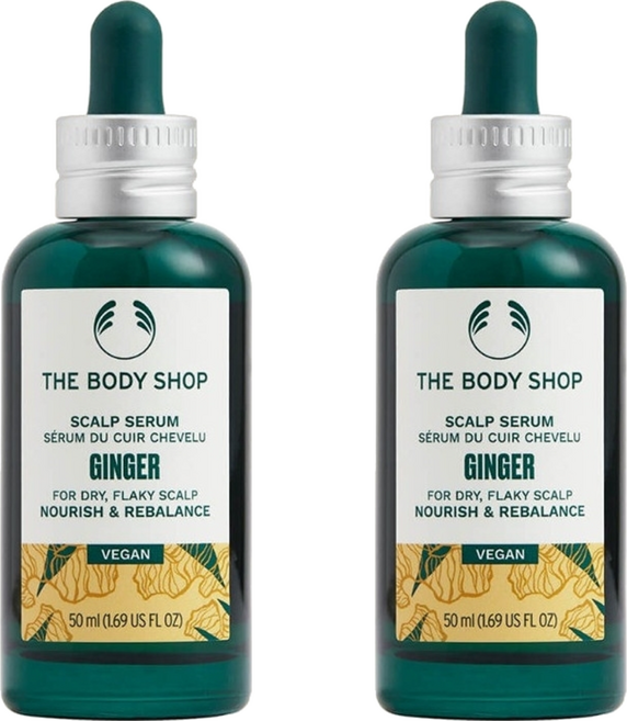 THE BODY SHOP 美體小舖 國際航空版 薑根頭皮調理精華, 50ml, 2瓶