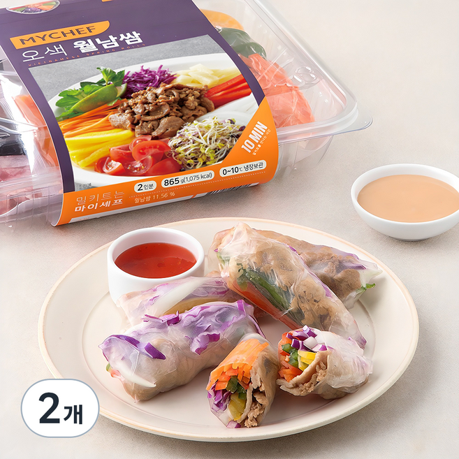 MYCHEF 오색 월남쌈 2인분, 2개, 865g