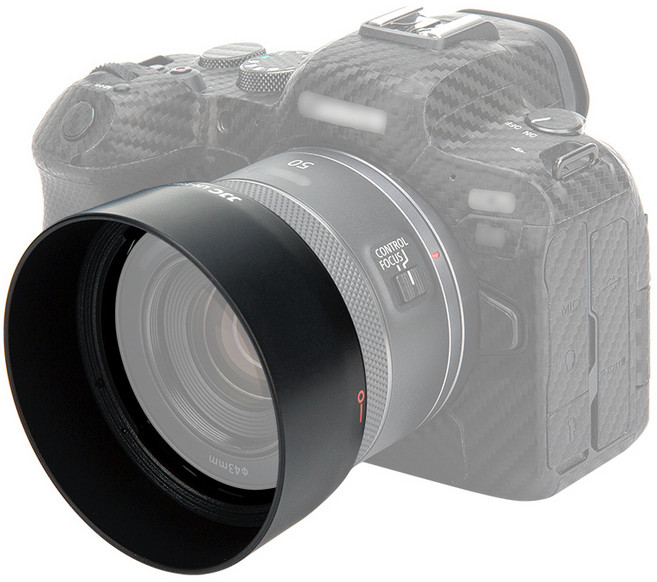 JJC 캐논 RF 50mm f/1.8 STM 렌즈 후드, LH-ES65B, 1개