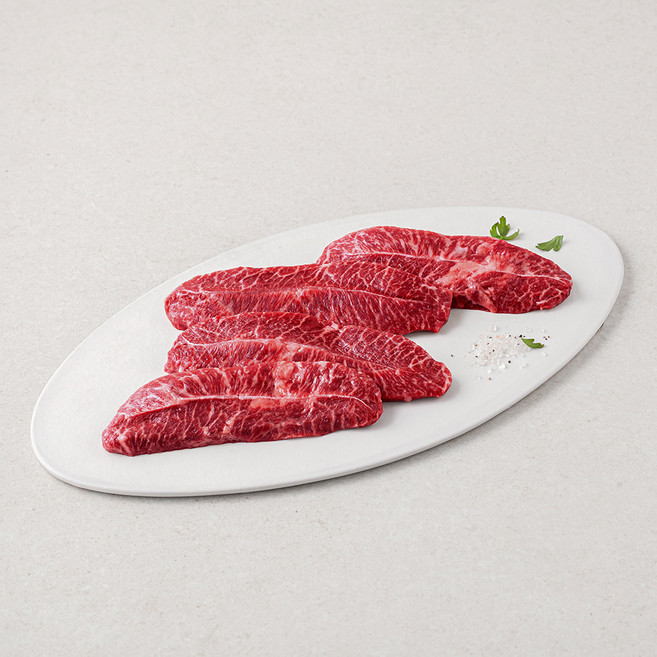 참연한우 어린암소 부채살 1등급 구이용 (냉장), 200g, 1개