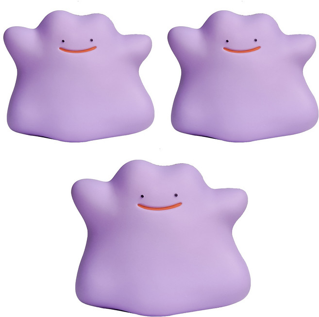 벨르아망 포켓몬 메타몽 피규어 차량용방향제, 3개, 블랙체리