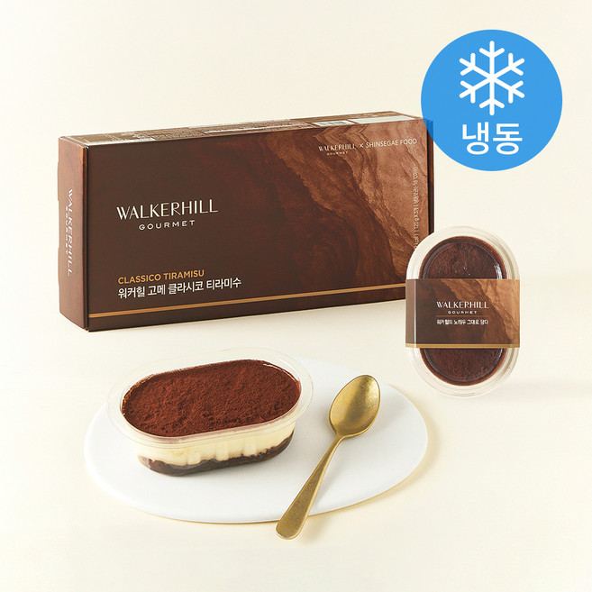 신세계푸드 워커힐 고메 클라시코 티라미수 3개입 (냉동), 360g, 1개
